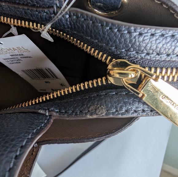 Michael Kors Purse Large Mercer Tote Admiral Navy Blue Handbag - Picture 11 of 13